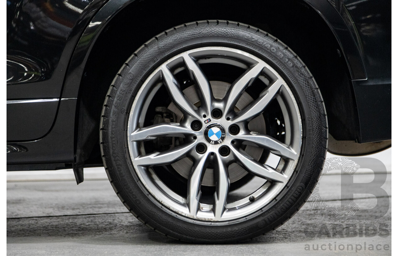 08/2015 BMW X3 xDrive20d (4x4) F25 MY15 4D Wagon Sapphire Black Metallic Turbo Diesel 2.0L