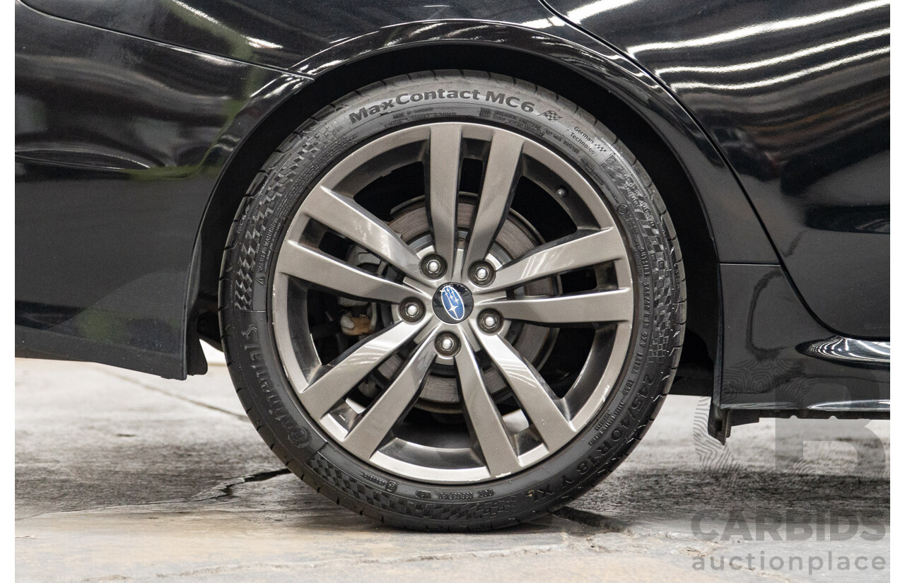 08/2015 Subaru WRX Premium (AWD) MY16 4d Sedan Black Turbo 2.0L