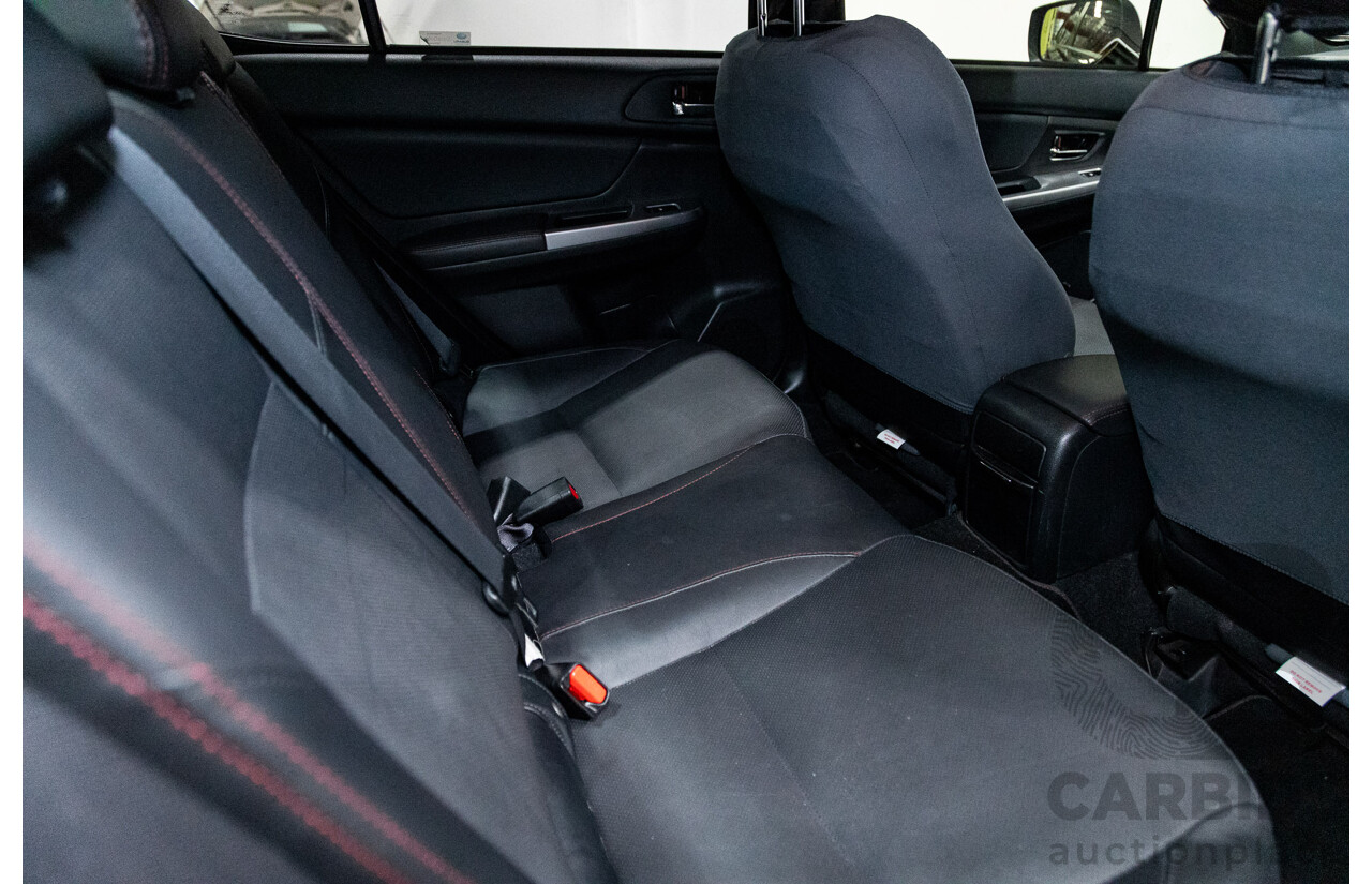 08/2015 Subaru WRX Premium (AWD) MY16 4d Sedan Black Turbo 2.0L