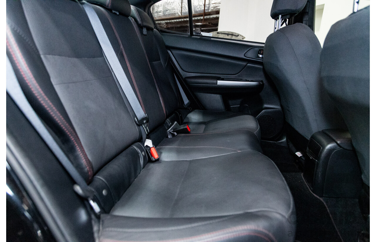 08/2015 Subaru WRX Premium (AWD) MY16 4d Sedan Black Turbo 2.0L