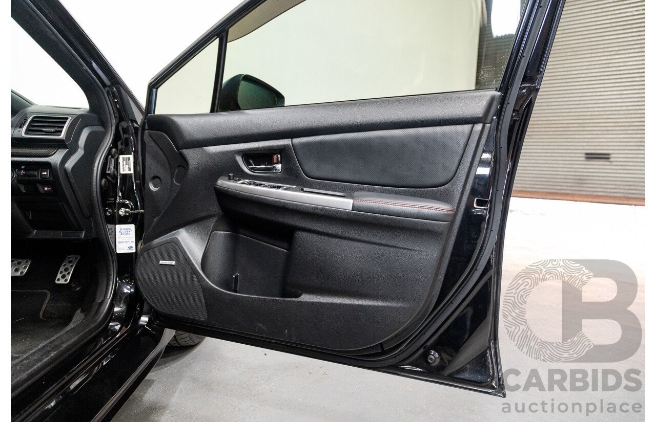 08/2015 Subaru WRX Premium (AWD) MY16 4d Sedan Black Turbo 2.0L