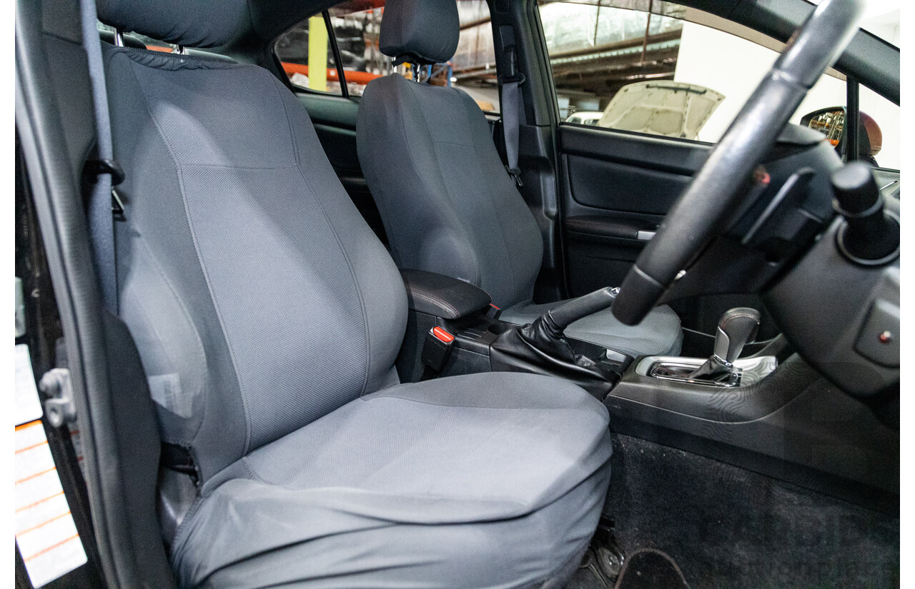 08/2015 Subaru WRX Premium (AWD) MY16 4d Sedan Black Turbo 2.0L