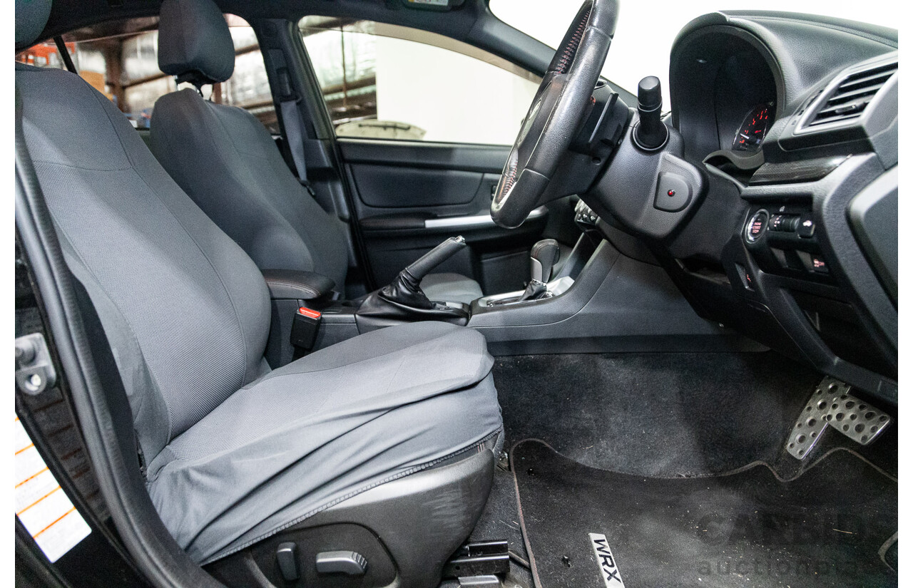 08/2015 Subaru WRX Premium (AWD) MY16 4d Sedan Black Turbo 2.0L