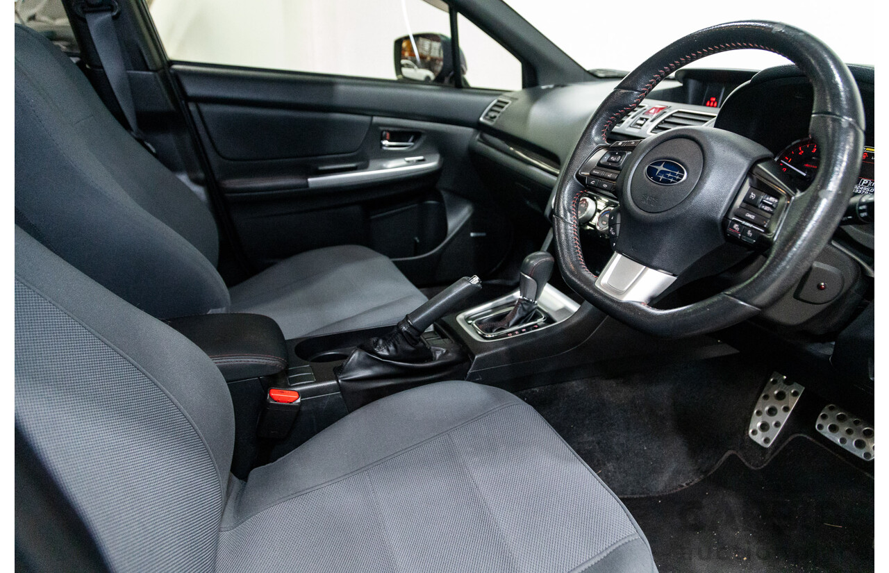 08/2015 Subaru WRX Premium (AWD) MY16 4d Sedan Black Turbo 2.0L