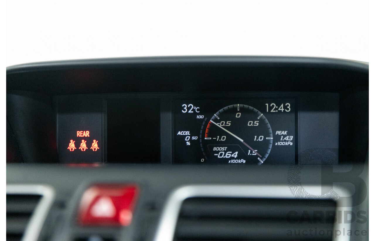 08/2015 Subaru WRX Premium (AWD) MY16 4d Sedan Black Turbo 2.0L