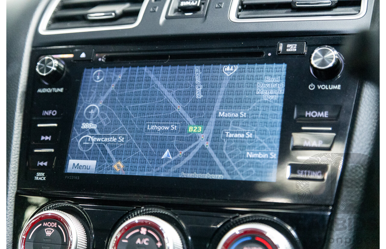 08/2015 Subaru WRX Premium (AWD) MY16 4d Sedan Black Turbo 2.0L