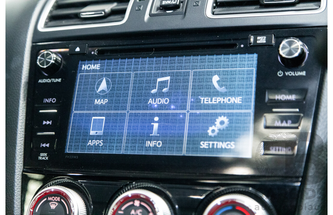 08/2015 Subaru WRX Premium (AWD) MY16 4d Sedan Black Turbo 2.0L