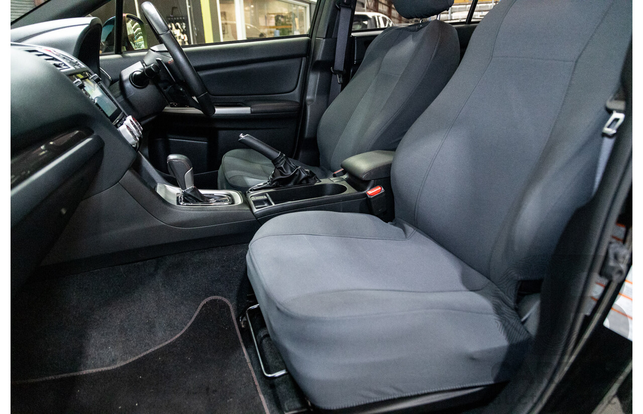 08/2015 Subaru WRX Premium (AWD) MY16 4d Sedan Black Turbo 2.0L