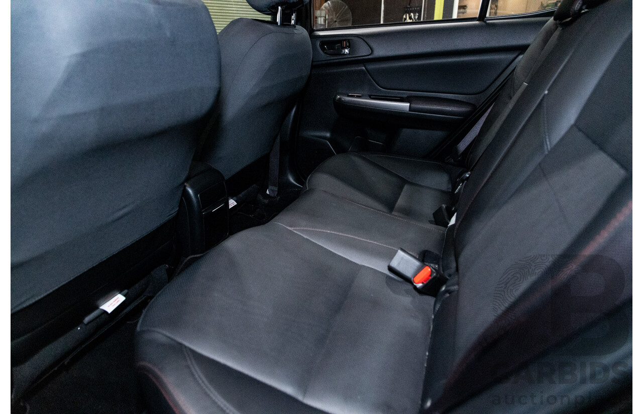 08/2015 Subaru WRX Premium (AWD) MY16 4d Sedan Black Turbo 2.0L