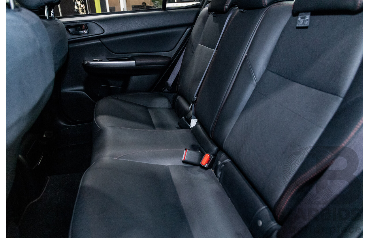 08/2015 Subaru WRX Premium (AWD) MY16 4d Sedan Black Turbo 2.0L