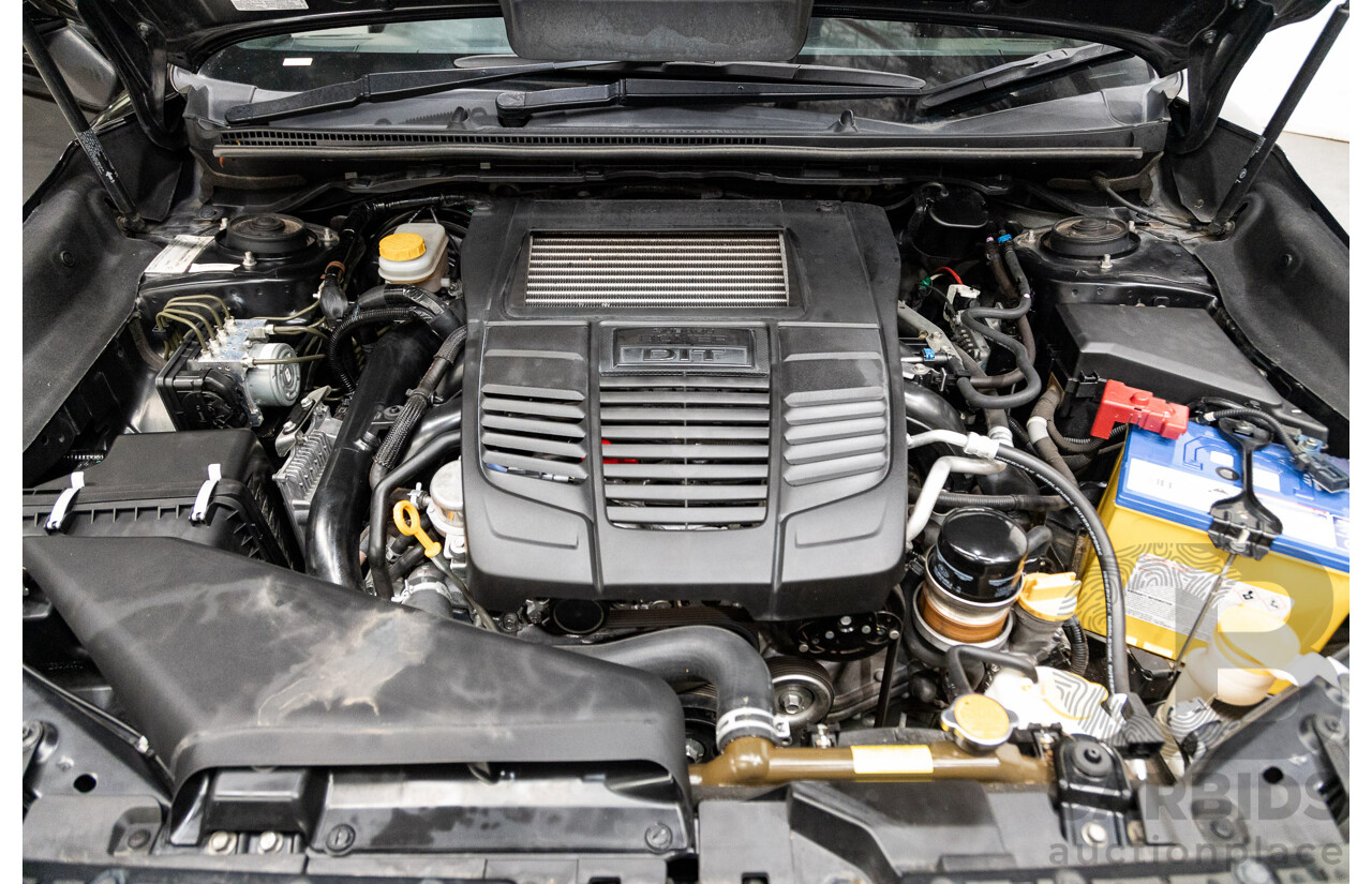 08/2015 Subaru WRX Premium (AWD) MY16 4d Sedan Black Turbo 2.0L