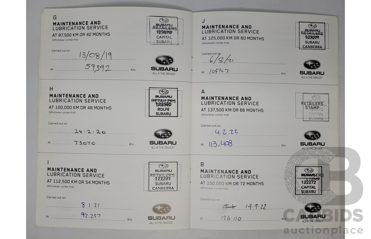 08/2015 Subaru WRX Premium (AWD) MY16 4d Sedan Black Turbo 2.0L