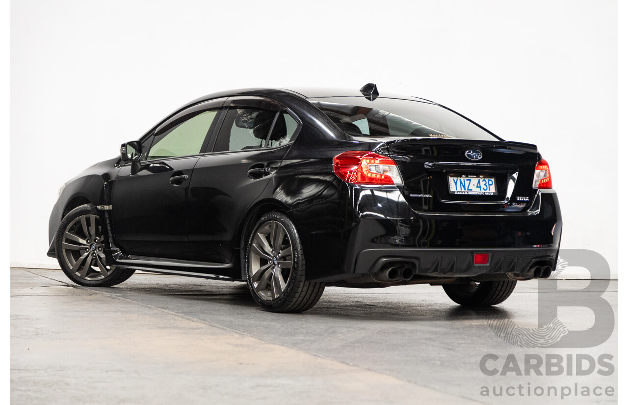 08/2015 Subaru WRX Premium (AWD) MY16 4d Sedan Black Turbo 2.0L