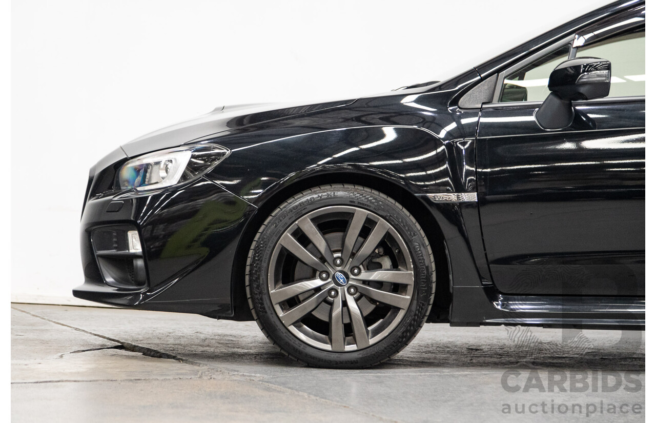 08/2015 Subaru WRX Premium (AWD) MY16 4d Sedan Black Turbo 2.0L