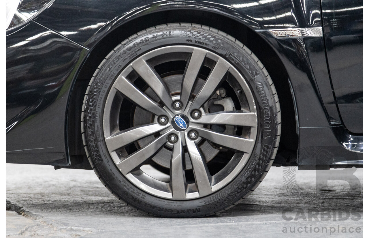 08/2015 Subaru WRX Premium (AWD) MY16 4d Sedan Black Turbo 2.0L