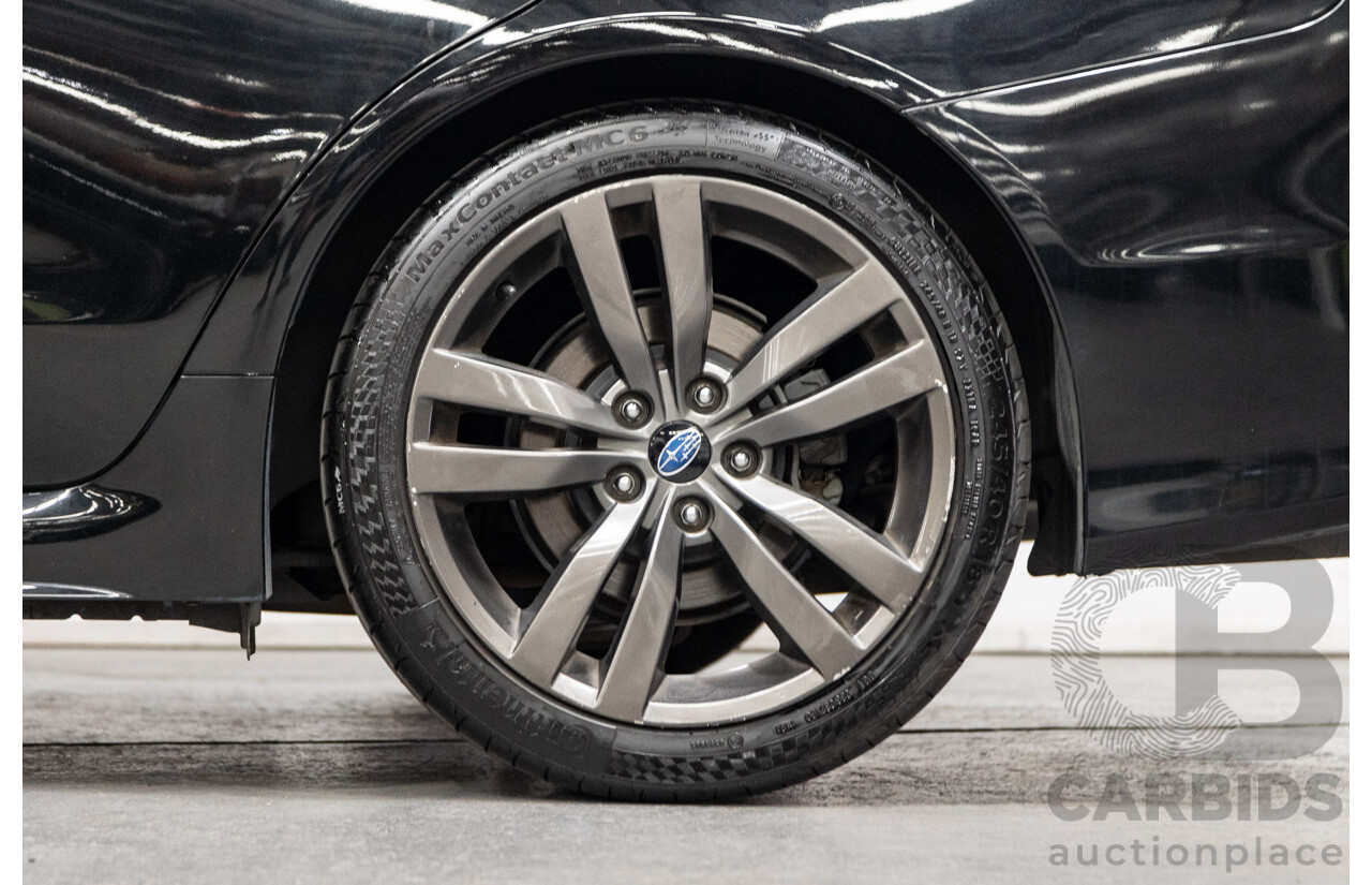 08/2015 Subaru WRX Premium (AWD) MY16 4d Sedan Black Turbo 2.0L