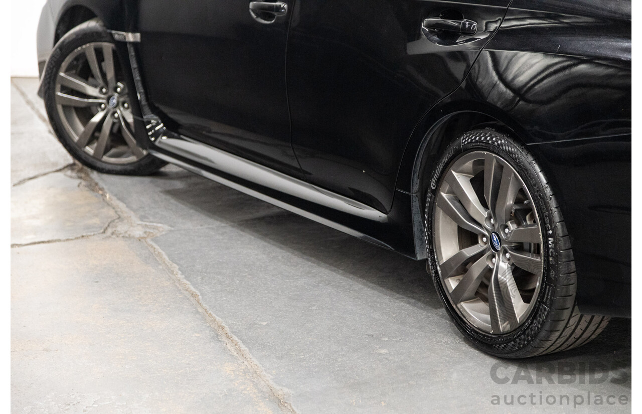 08/2015 Subaru WRX Premium (AWD) MY16 4d Sedan Black Turbo 2.0L