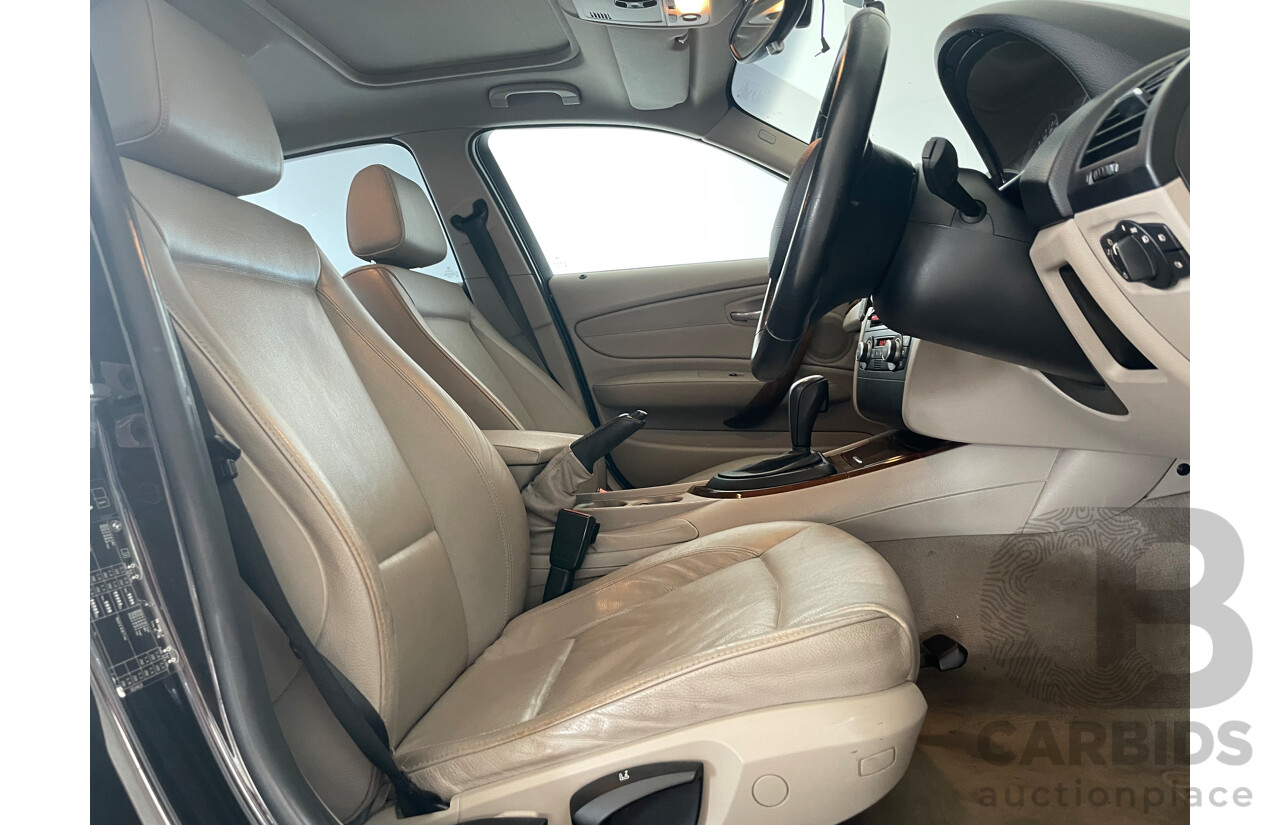 05/2008 BMW 118i E87 MY07 Upgrade 4d Hatchback Black 2.0L