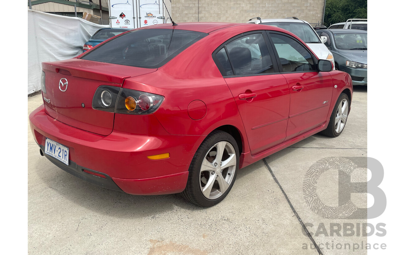 6/2004 Mazda Mazda3 SP23 BK 4d Sedan Red 2.3L