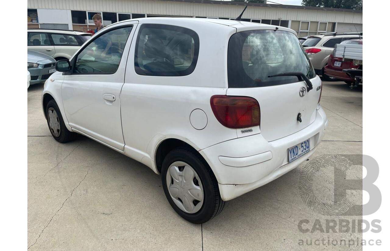 5/2005 Toyota Echo  NCP10R 3d Hatchback White 1.3L