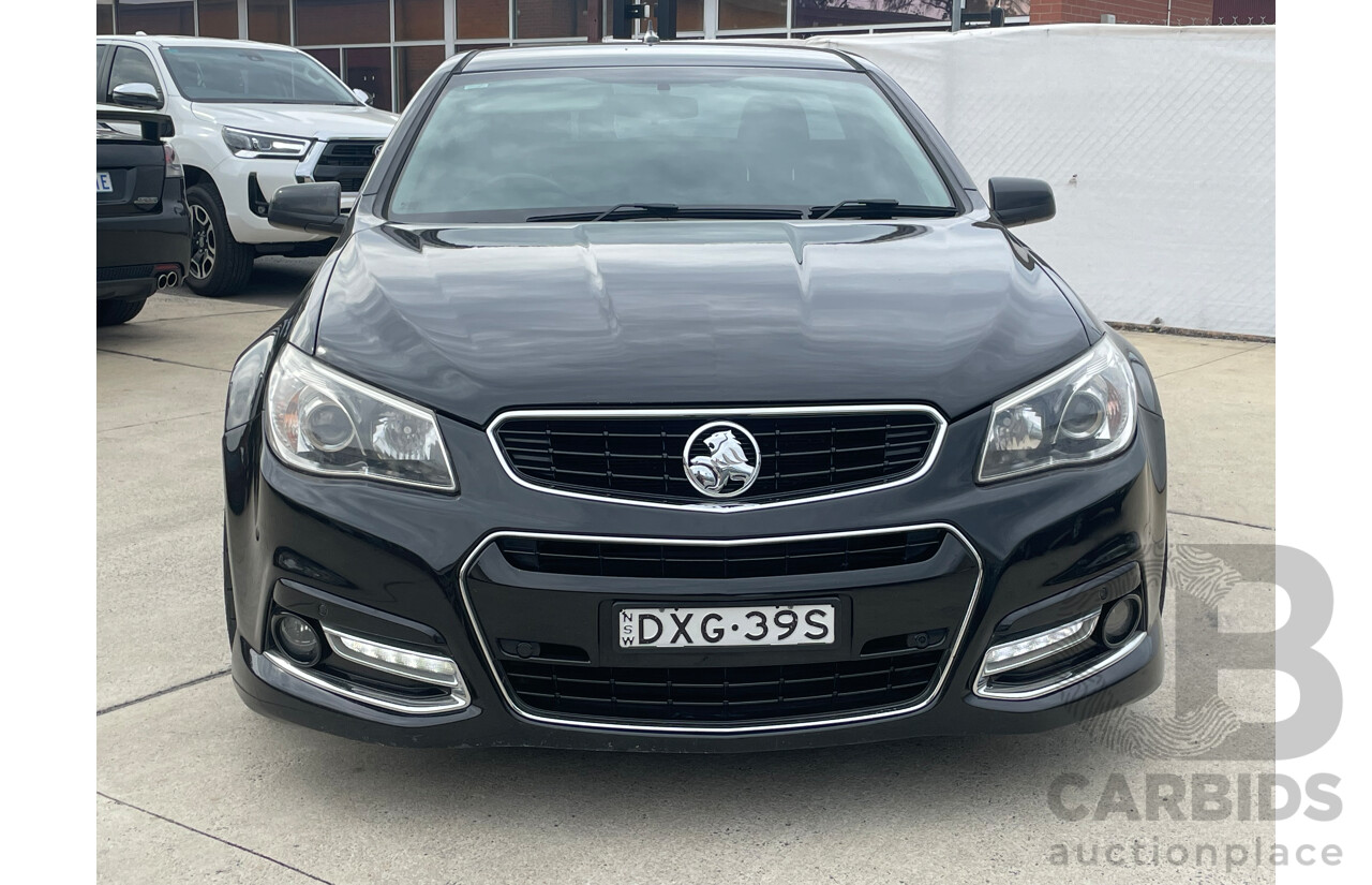 6/2014 Holden Commodore SV6 Storm VF Ute Black 3.6L