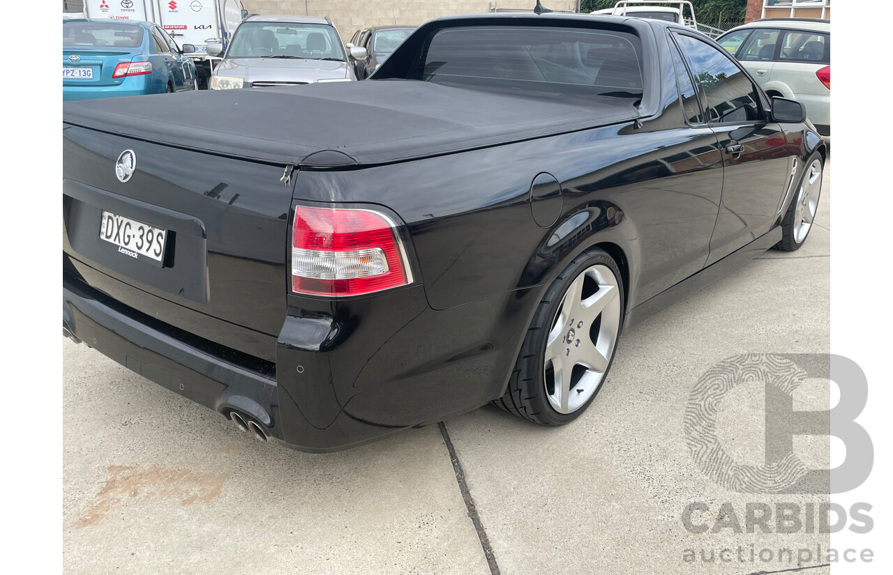 6/2014 Holden Commodore SV6 Storm VF Ute Black 3.6L