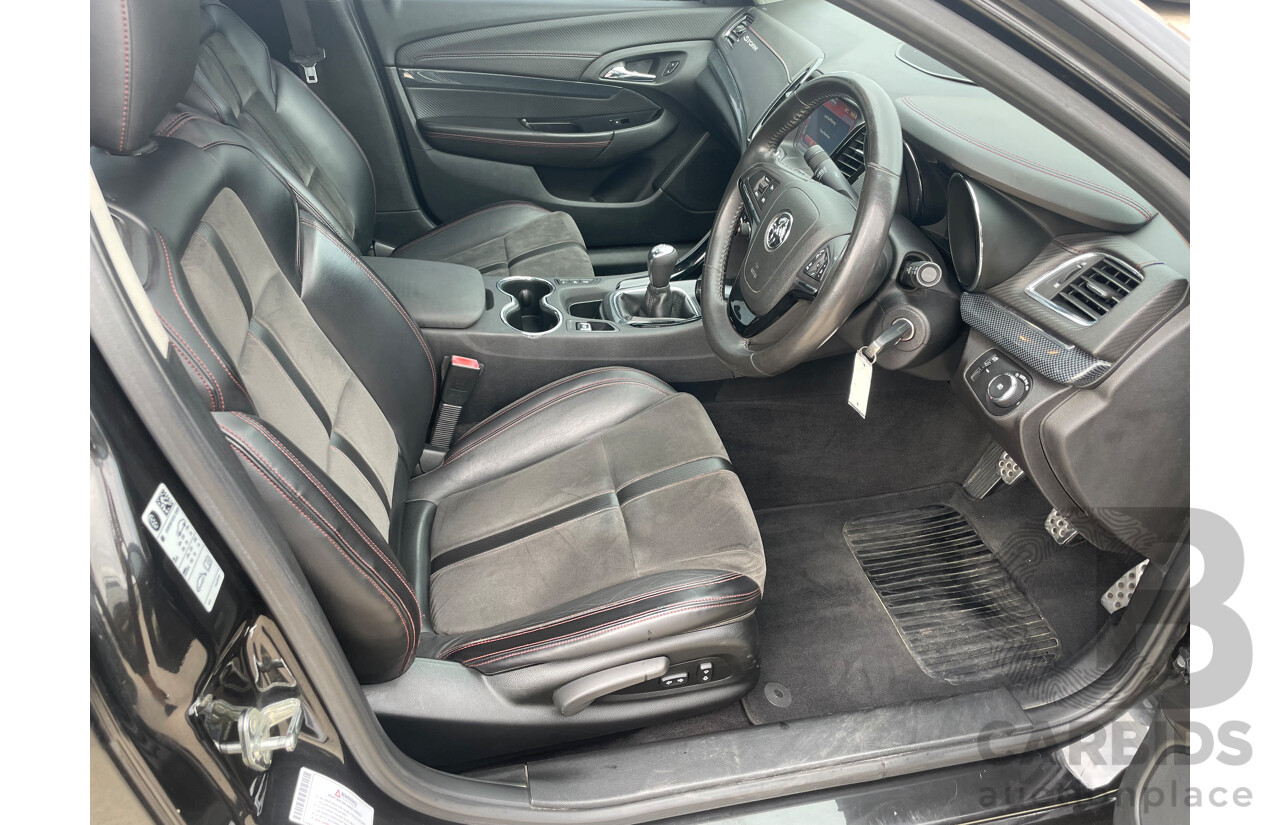 6/2014 Holden Commodore SV6 Storm VF Ute Black 3.6L