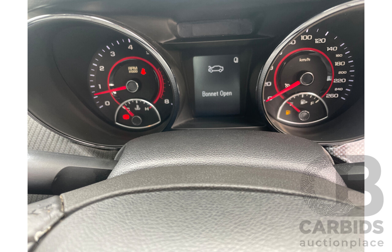 6/2014 Holden Commodore SV6 Storm VF Ute Black 3.6L