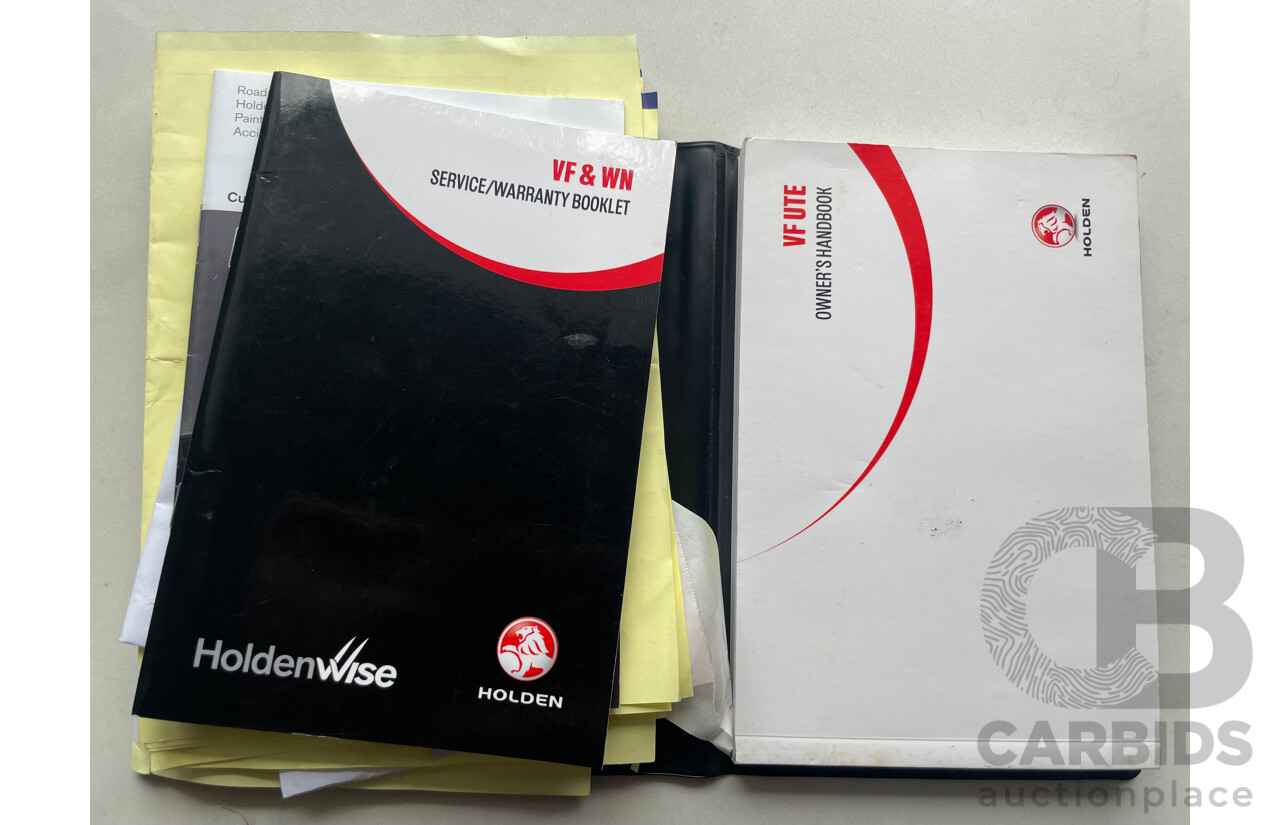 6/2014 Holden Commodore SV6 Storm VF Ute Black 3.6L