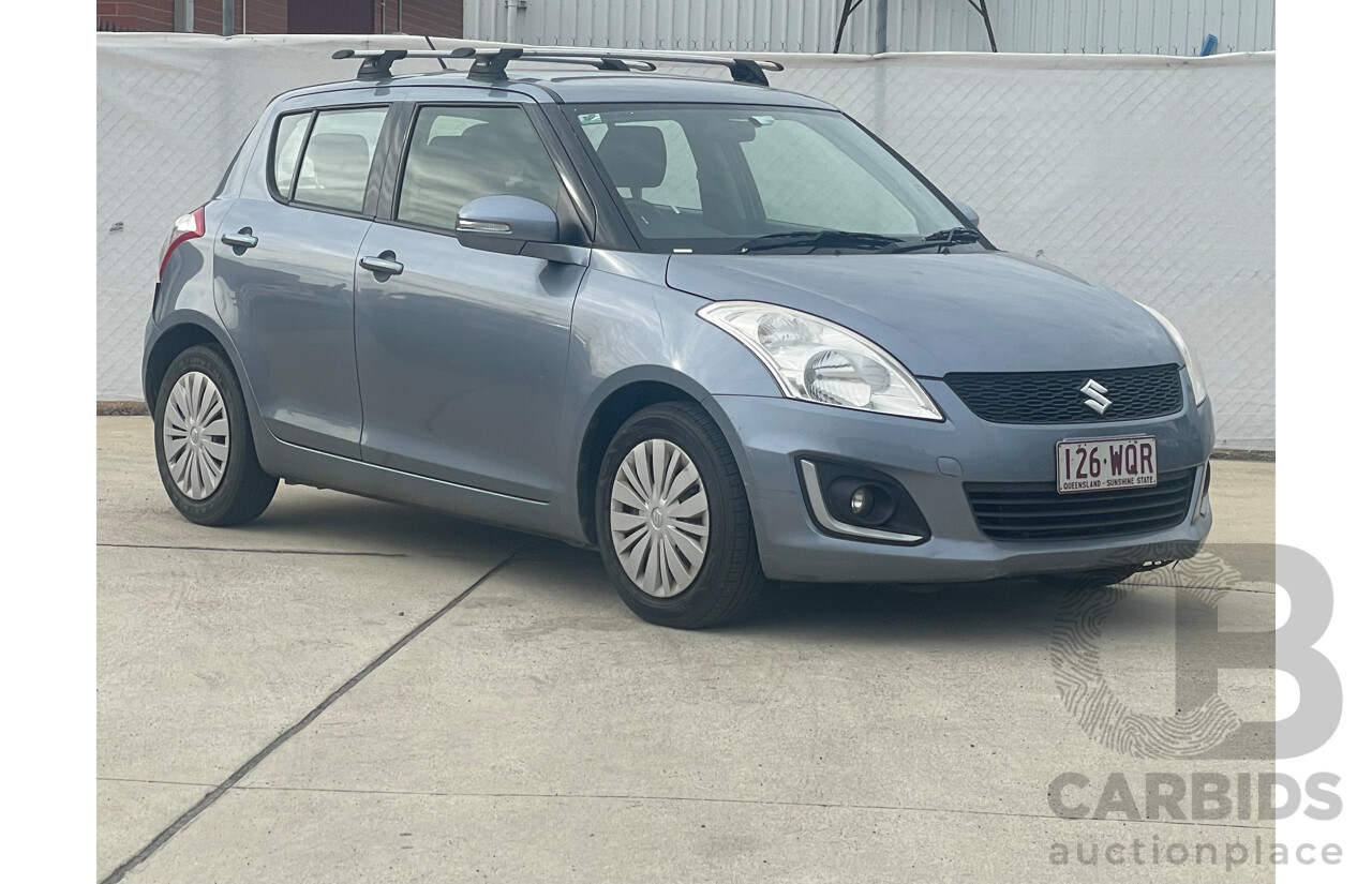 4/2014 Suzuki Swift GA FZ MY13 5d Hatchback Blue 1.4L