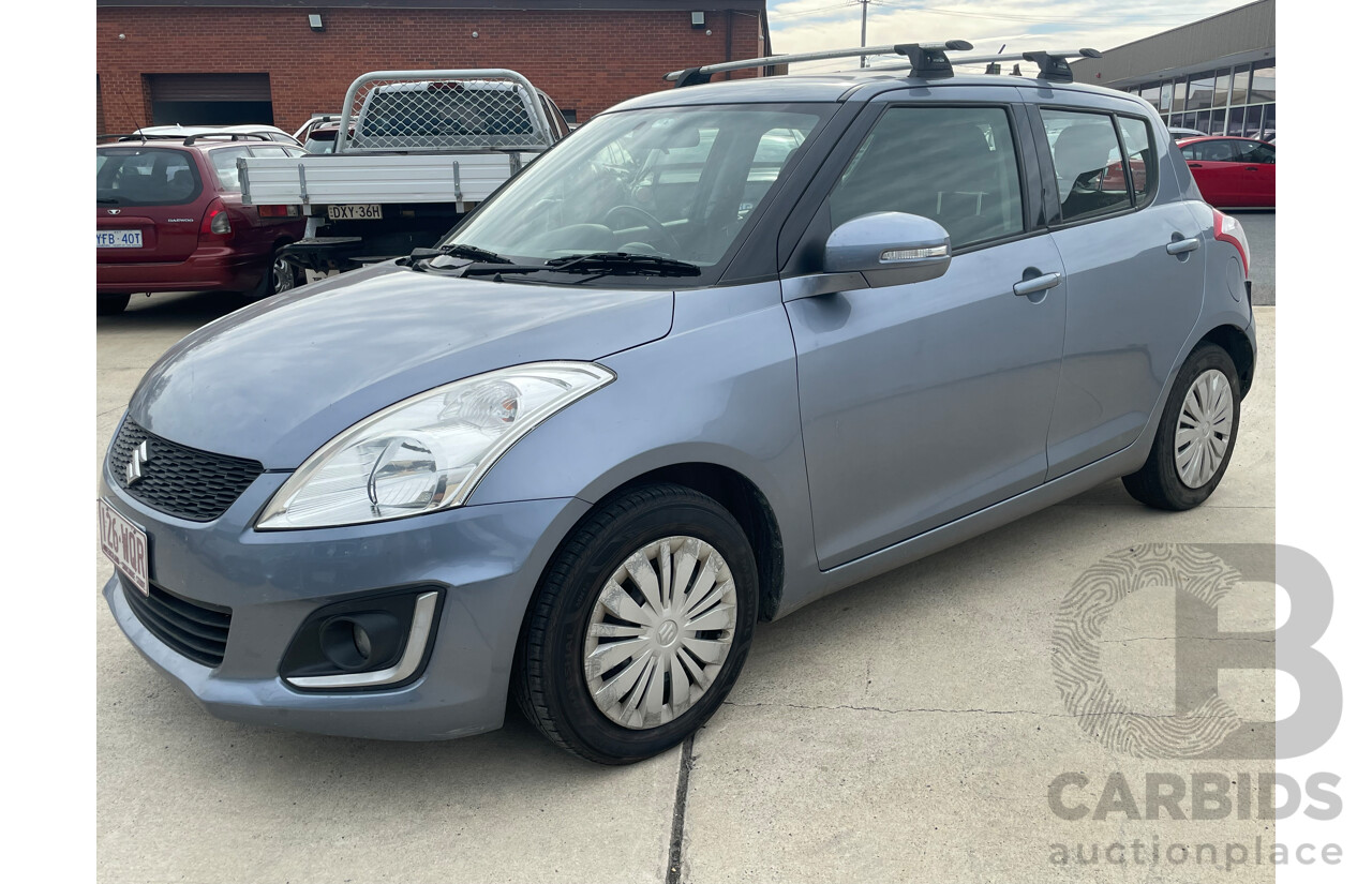 4/2014 Suzuki Swift GA FZ MY13 5d Hatchback Blue 1.4L