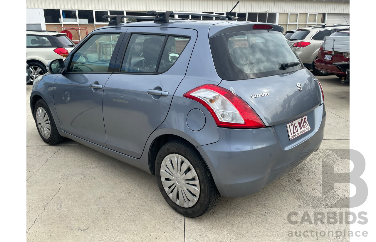 4/2014 Suzuki Swift GA FZ MY13 5d Hatchback Blue 1.4L