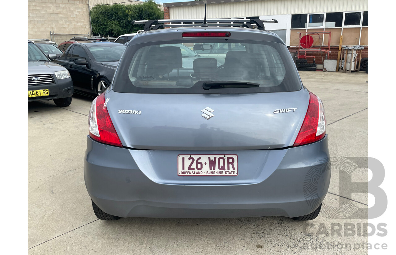 4/2014 Suzuki Swift GA FZ MY13 5d Hatchback Blue 1.4L