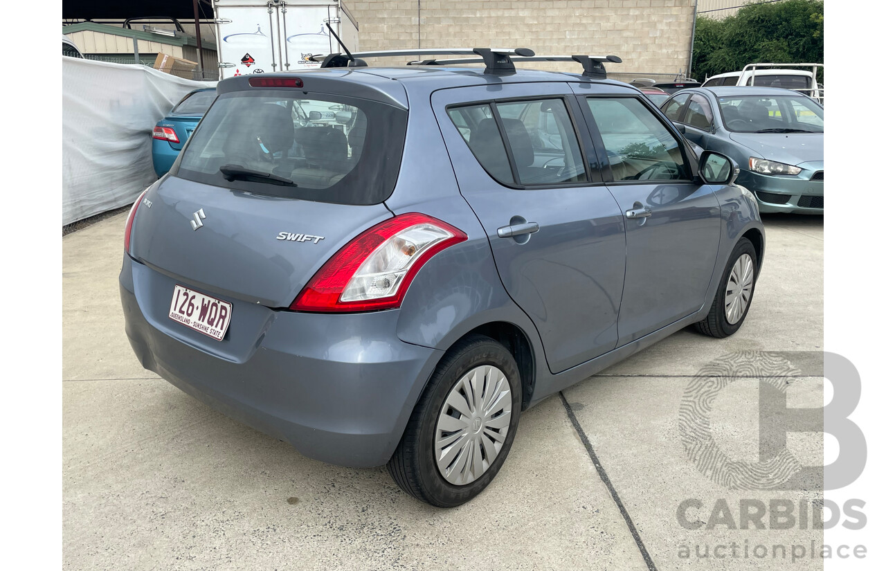 4/2014 Suzuki Swift GA FZ MY13 5d Hatchback Blue 1.4L