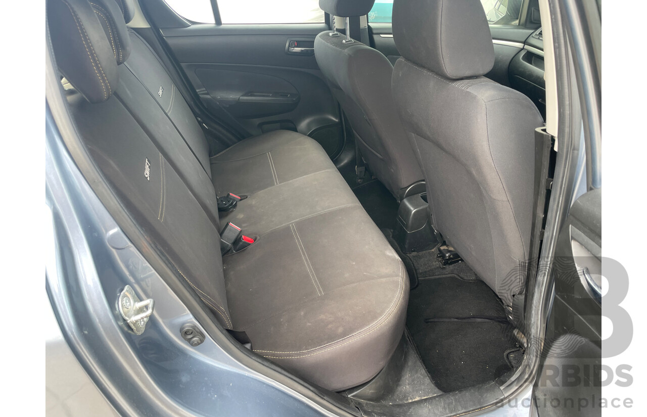4/2014 Suzuki Swift GA FZ MY13 5d Hatchback Blue 1.4L