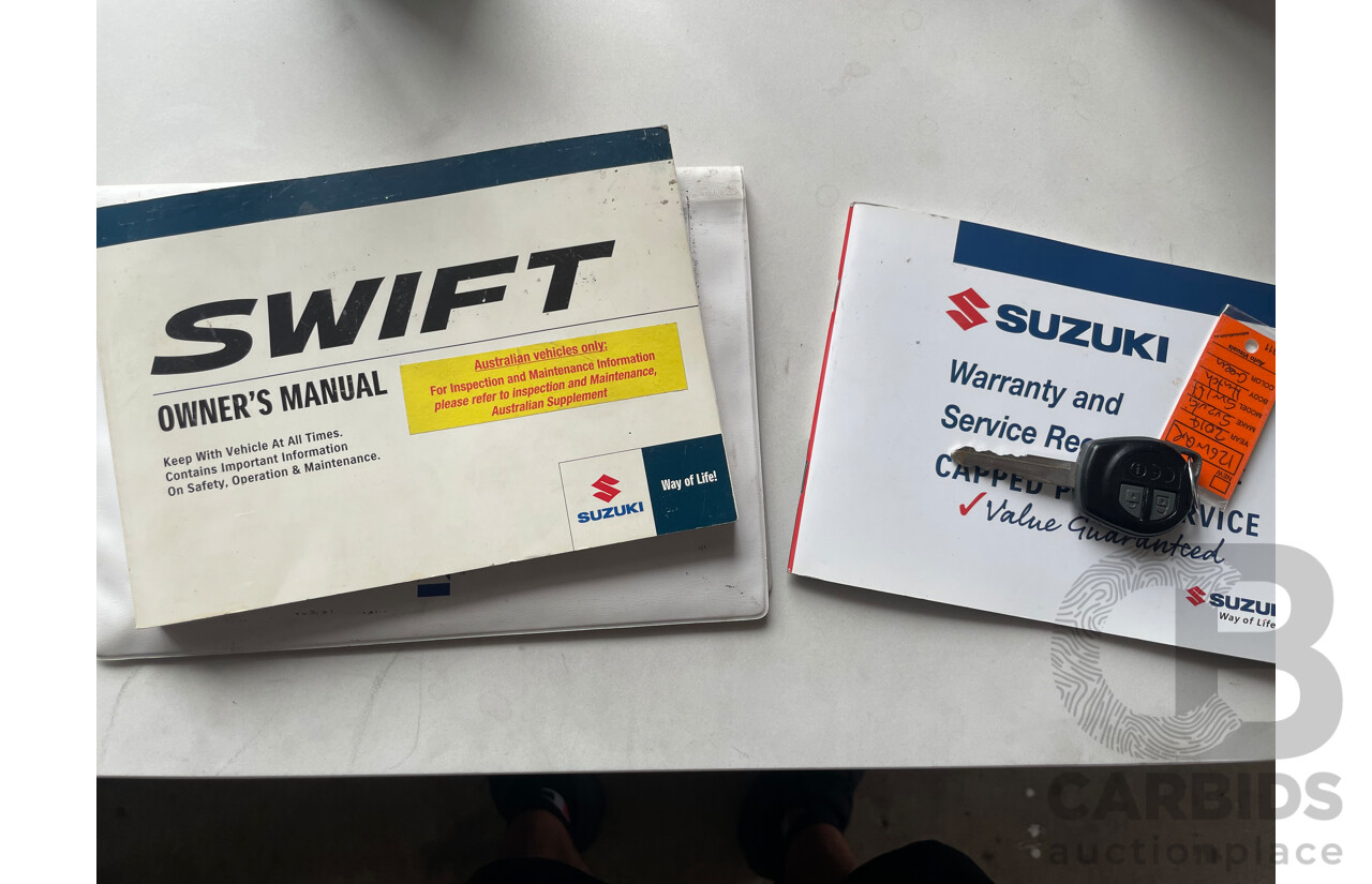 4/2014 Suzuki Swift GA FZ MY13 5d Hatchback Blue 1.4L