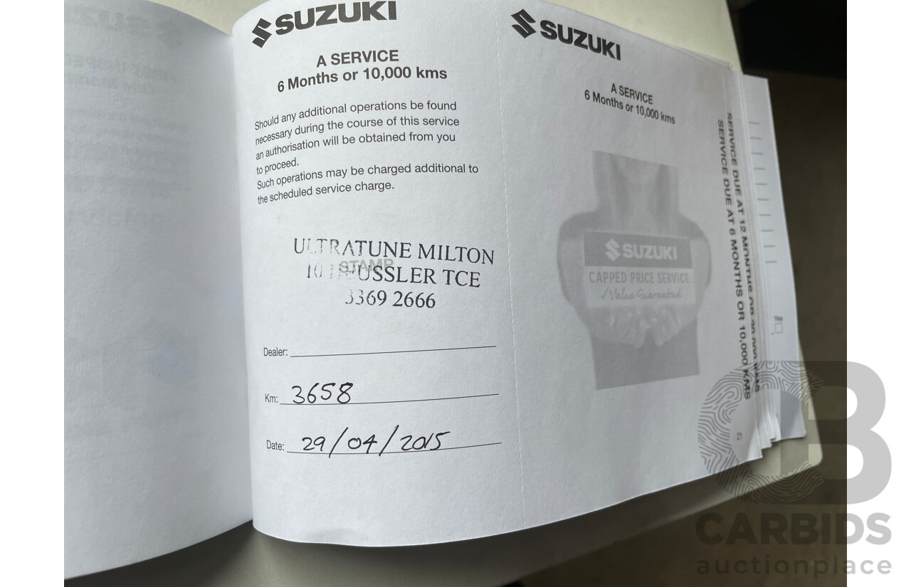 4/2014 Suzuki Swift GA FZ MY13 5d Hatchback Blue 1.4L