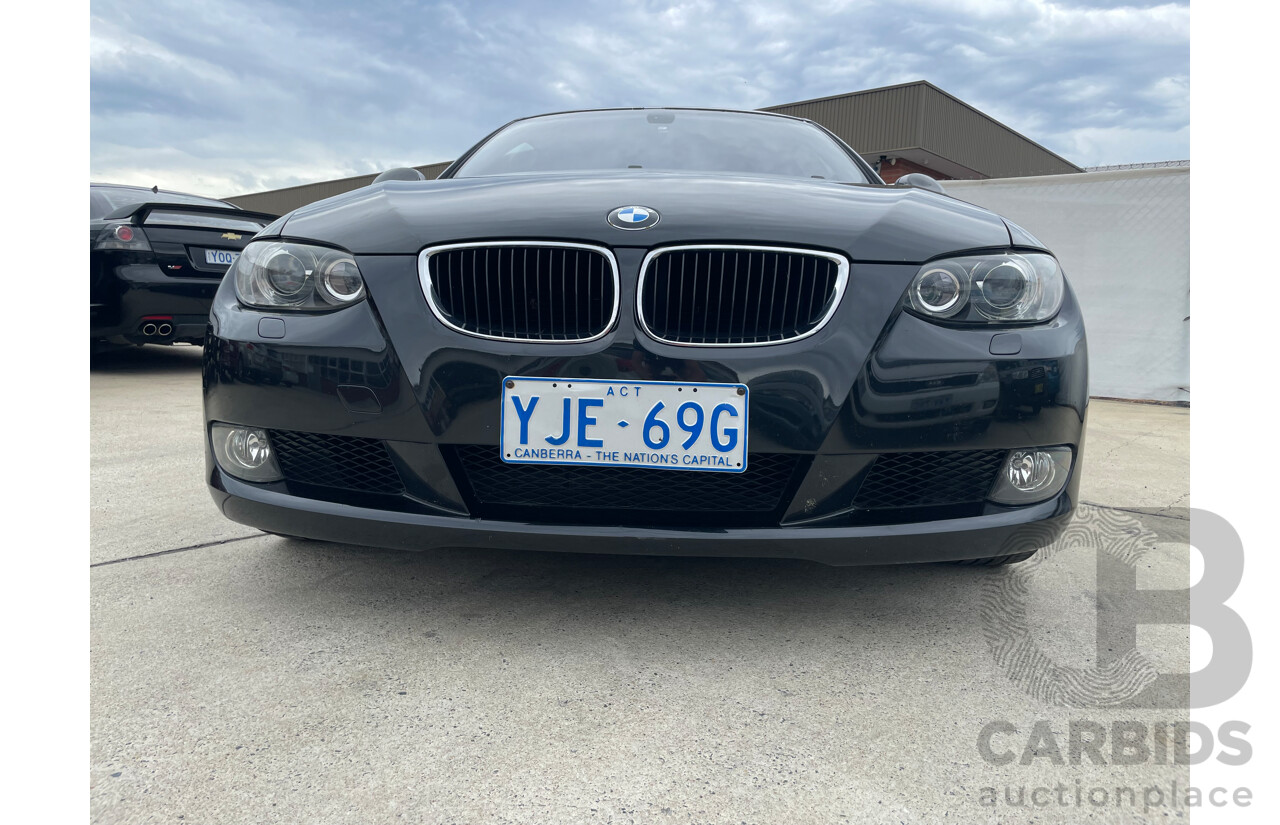 02/07 Bmw 325i RWD E92 2D Coupe Black 2.5L