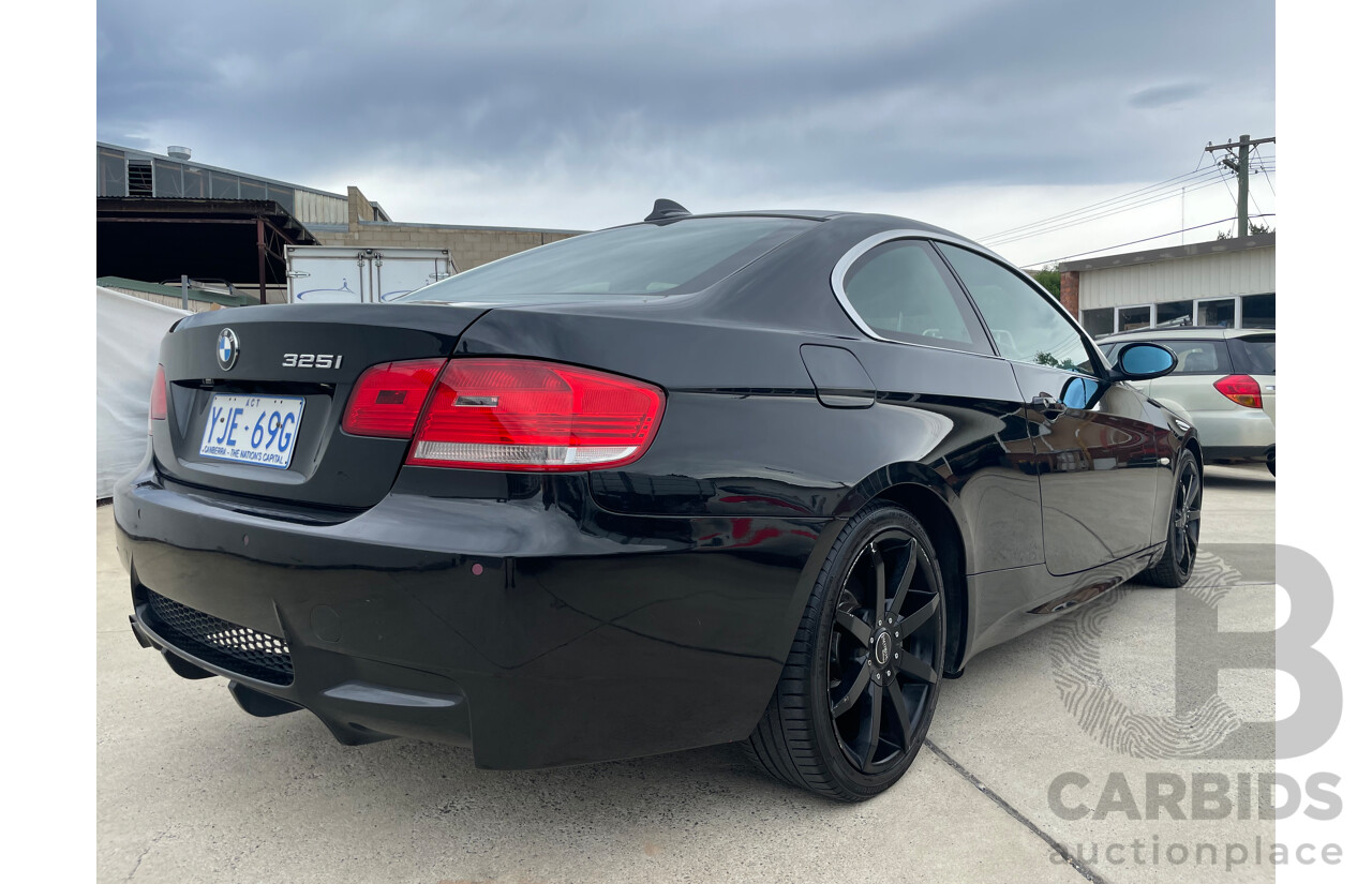 02/07 Bmw 325i RWD E92 2D Coupe Black 2.5L