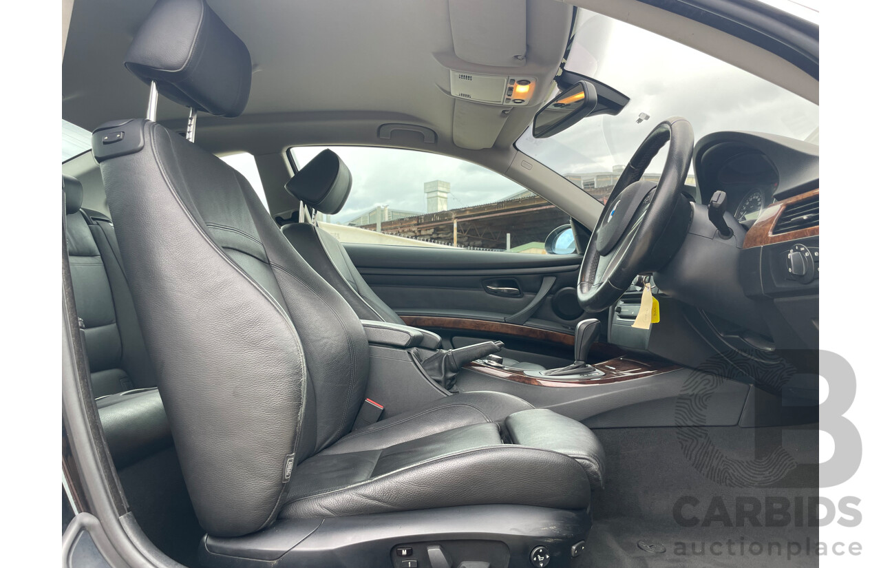 02/07 Bmw 325i RWD E92 2D Coupe Black 2.5L