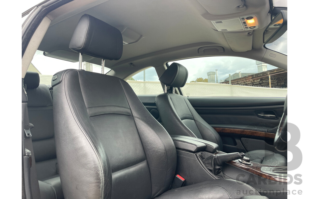 02/07 Bmw 325i RWD E92 2D Coupe Black 2.5L