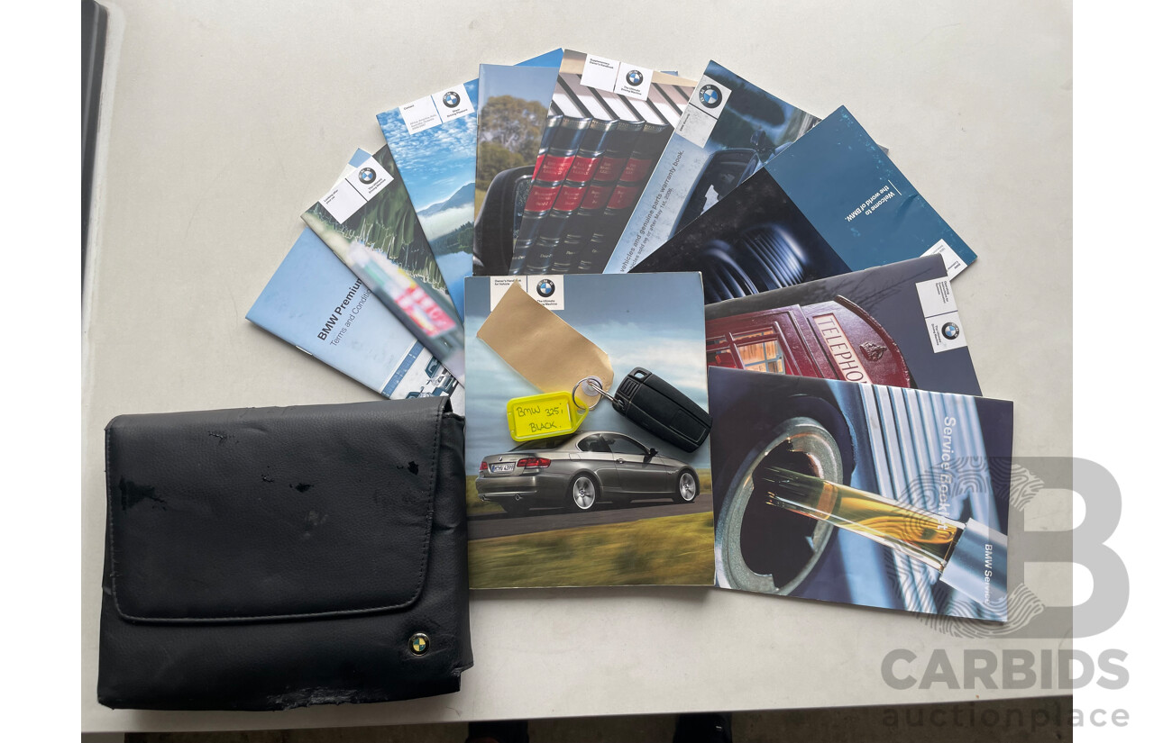 02/07 Bmw 325i RWD E92 2D Coupe Black 2.5L