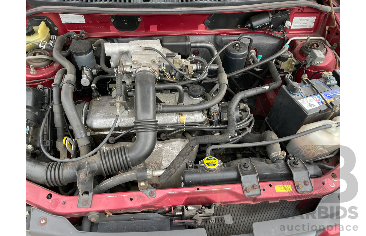 3/2000 Mazda 121 Metro  5d Hatchback Maroon 1.3L