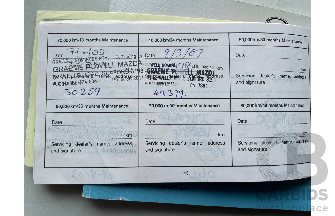 3/2000 Mazda 121 Metro  5d Hatchback Maroon 1.3L