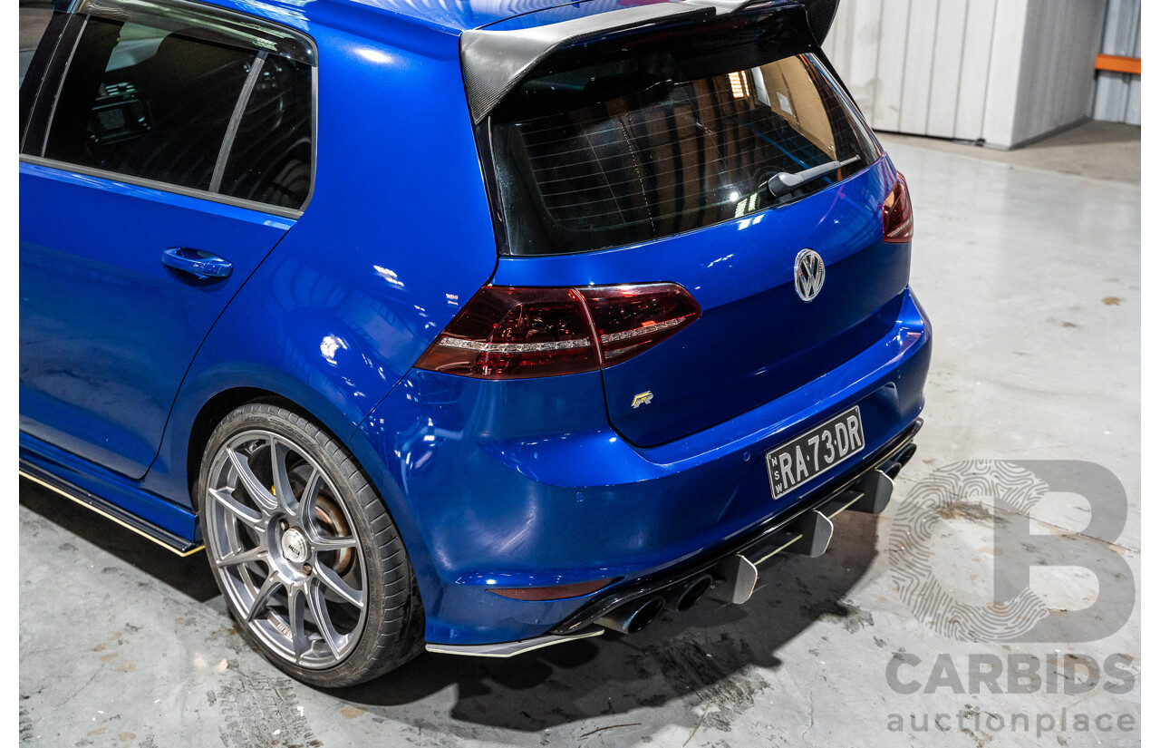 1/2015 Volkswagen Golf R (AWD) MK7 MY15 5d Hatchback Lapiz Blue Turbo 2.0L