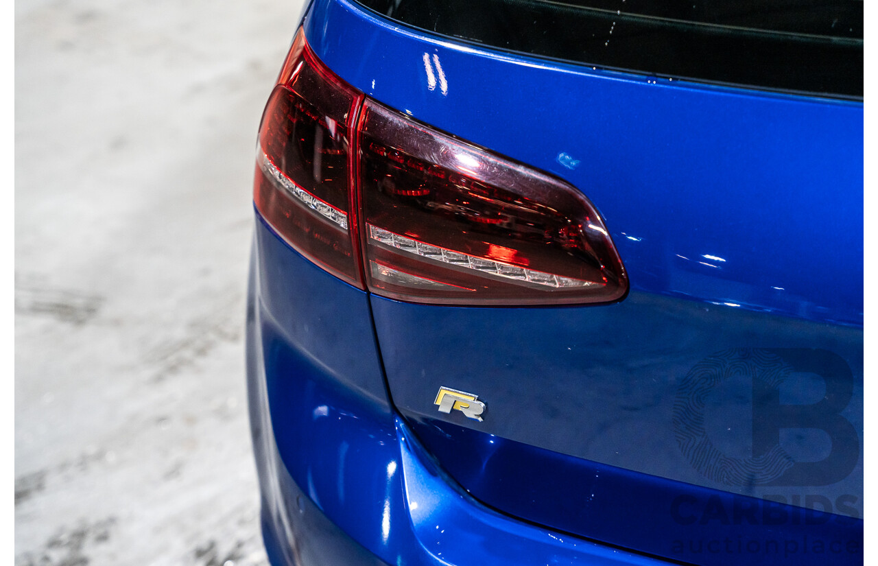 1/2015 Volkswagen Golf R (AWD) MK7 MY15 5d Hatchback Lapiz Blue Turbo 2.0L