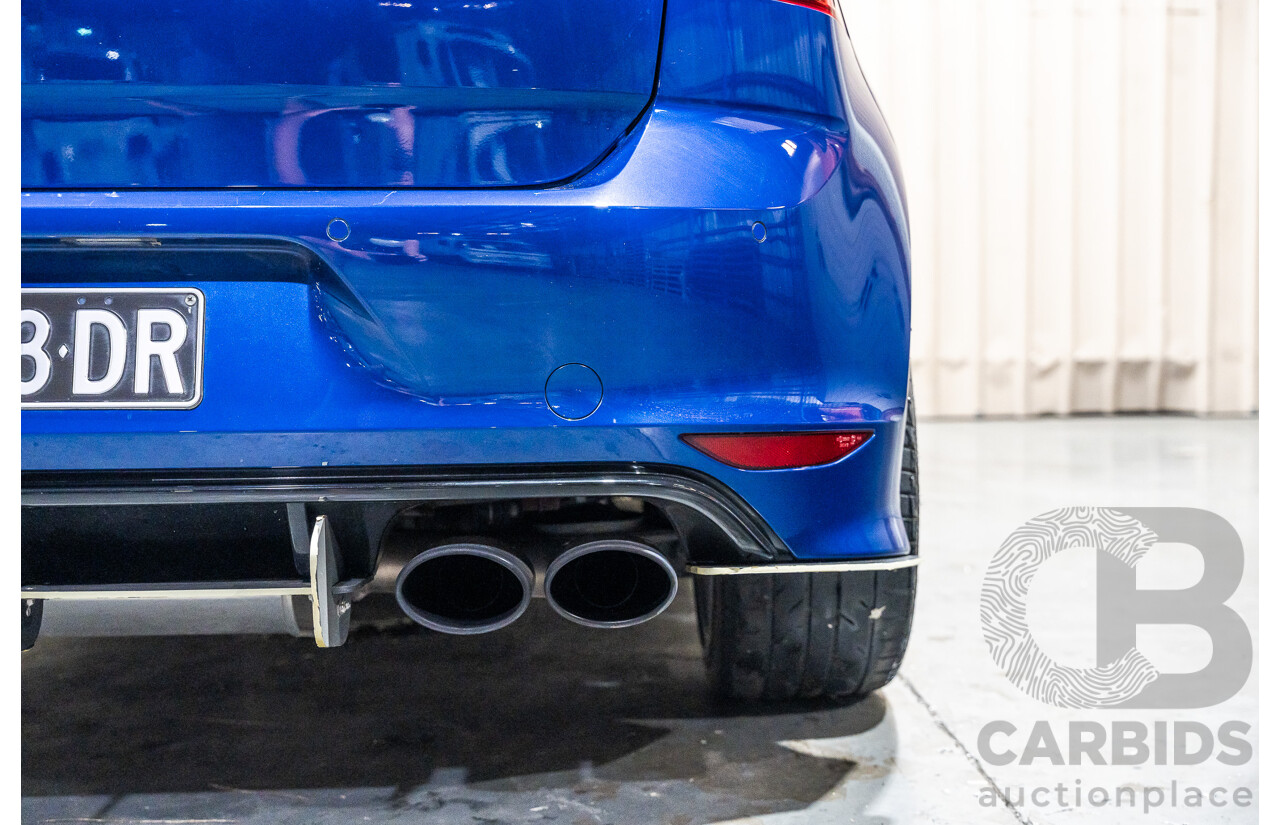 1/2015 Volkswagen Golf R (AWD) MK7 MY15 5d Hatchback Lapiz Blue Turbo 2.0L