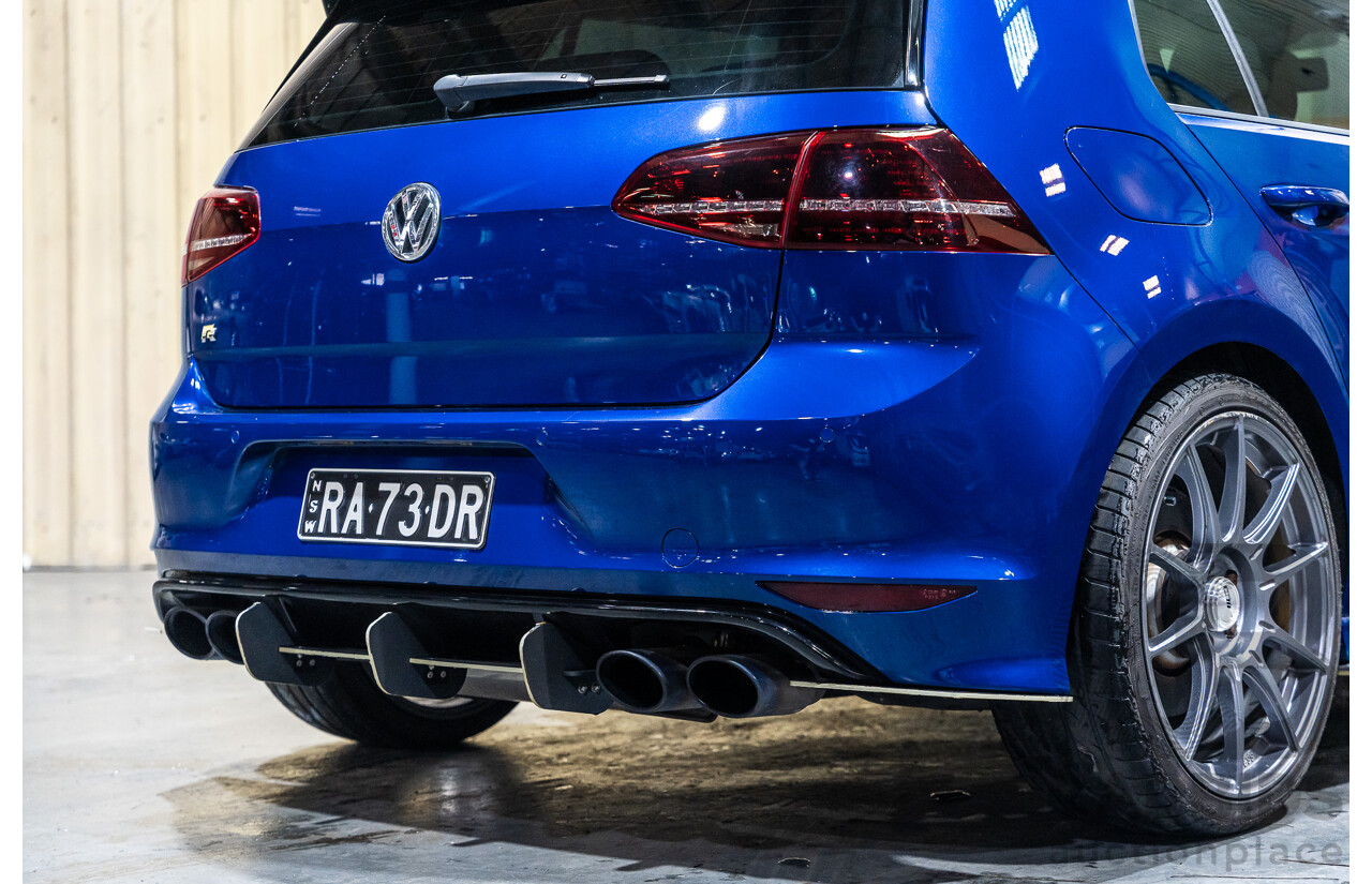 1/2015 Volkswagen Golf R (AWD) MK7 MY15 5d Hatchback Lapiz Blue Turbo 2.0L