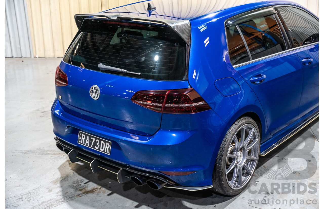 1/2015 Volkswagen Golf R (AWD) MK7 MY15 5d Hatchback Lapiz Blue Turbo 2.0L