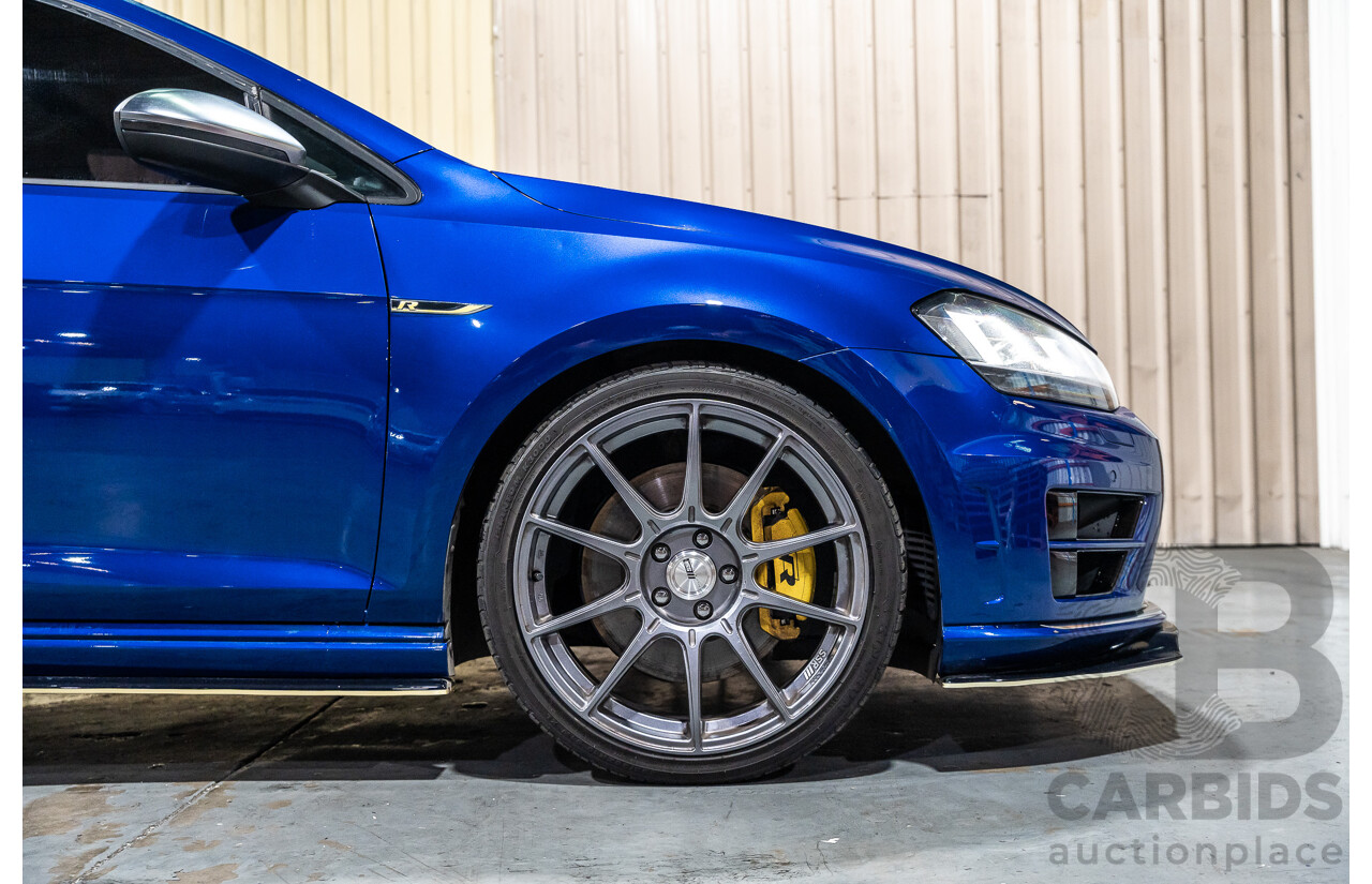 1/2015 Volkswagen Golf R (AWD) MK7 MY15 5d Hatchback Lapiz Blue Turbo 2.0L